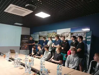 W sali konferencyjnej