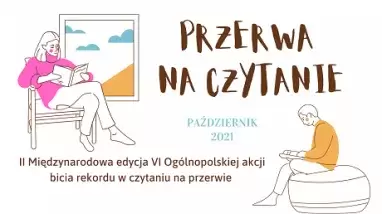 #przerwanaczytanie 2021 - czytaj z nami image